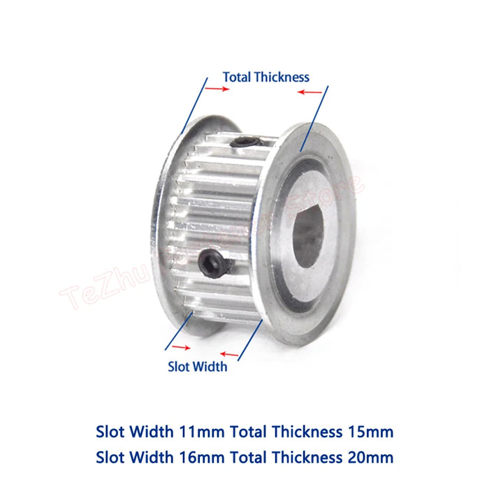 HTD3M 15T-40T Timing Pulley D Hole 15 16 18 20 24 25 30 32 35 36