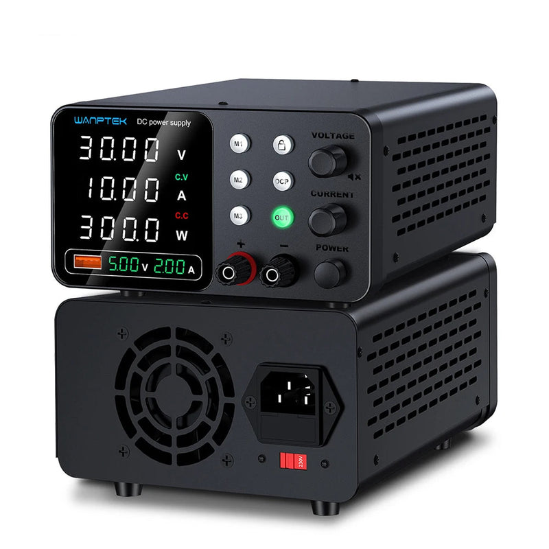 Adjustable Lab DC Power Supply 30V–160V Encoder Control with Memory Function (APS / EPS / TPS Series)