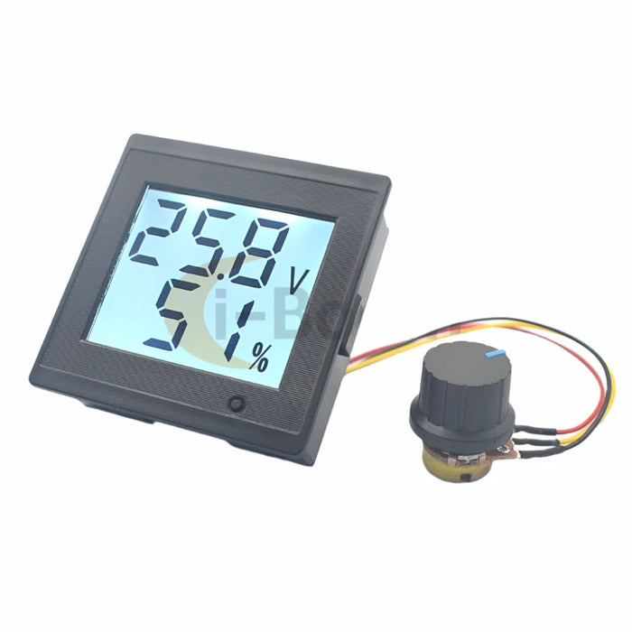 LCD Display DC Motor Speed Controller - Precision Control for Brushed Motors (12-36V)