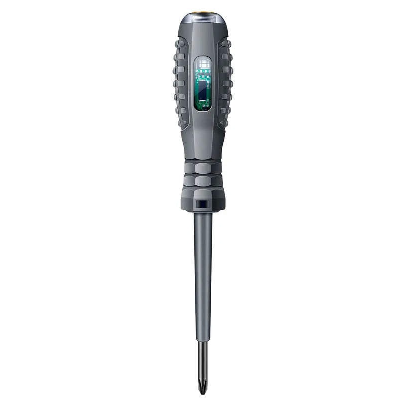 B05 Electric Tester Pen Screwdriver – Neon/LED Voltage Indicator, Slotted & Phillips Bit, Insulated Pocket Electrician Tool