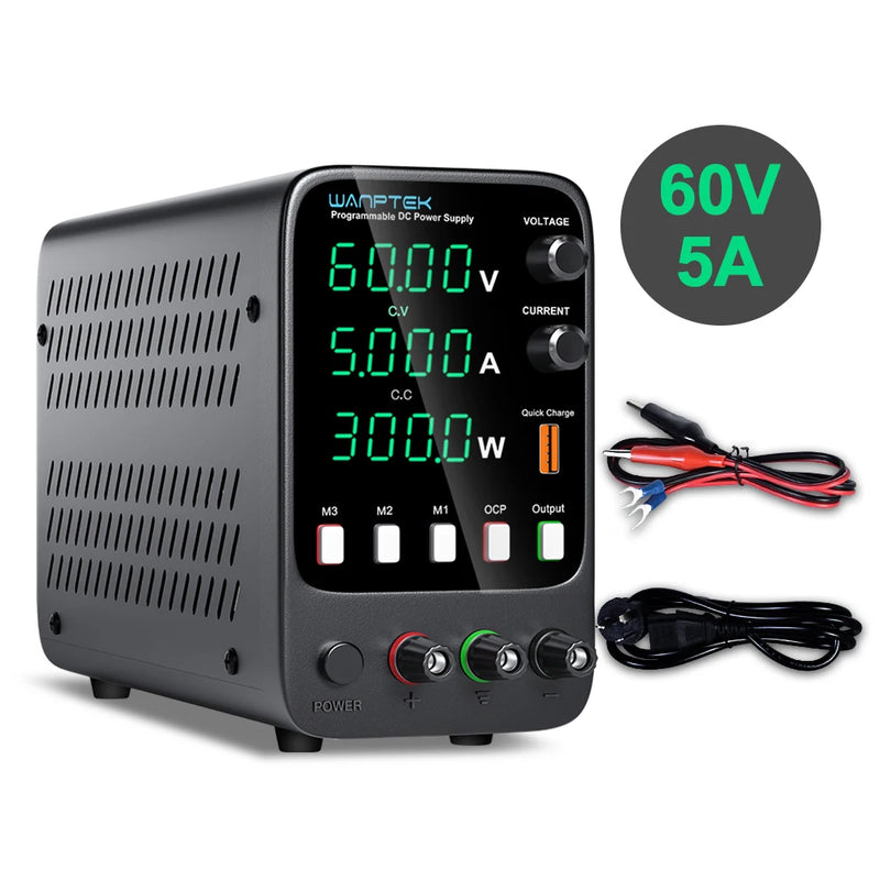 Adjustable DC Bench Power Supply 30V–160V Encoder & Memory Control Lab Voltage Regulator (APS / WPS / NPS Series)