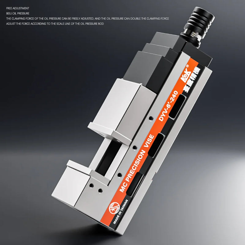 DYV Precision Hydraulic Vise 6" – CNC Milling Hydraulic Bench Vice