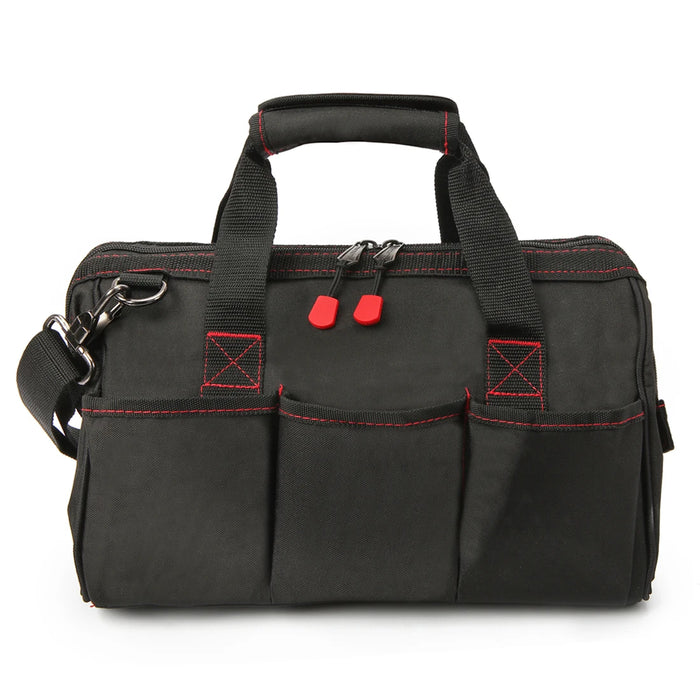 WORKPRO 14-inch Close Top Wide Mouth Storage Tool Bag, Multi-pocket