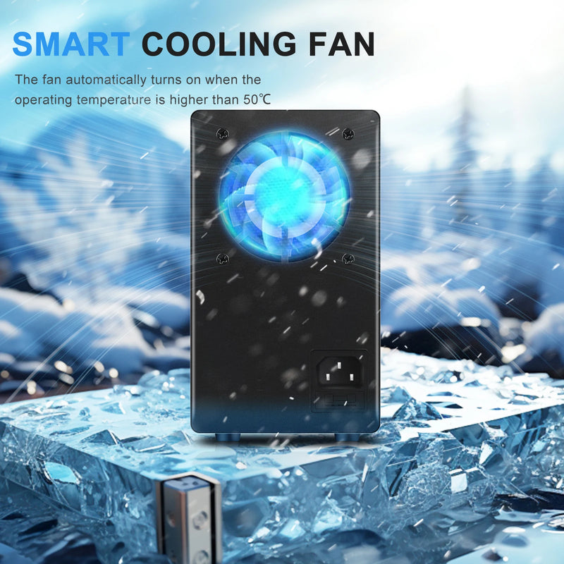 NICE-POWER Adjustable Regulated Lab DC Power Supply, 15V 30V 10A