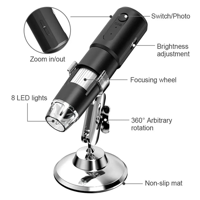 50X-1000X WIFI Electronic Digital Microscope