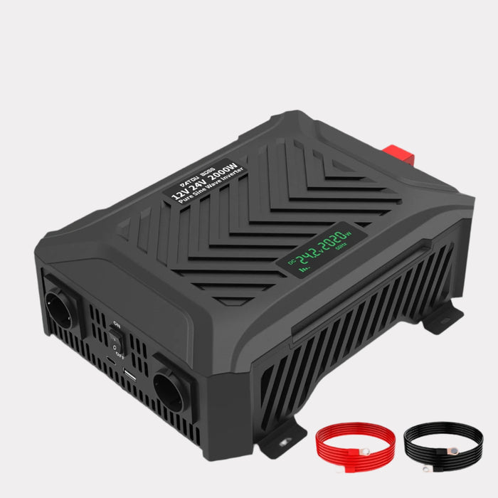 Pure Sine Wave Inverter – 4000W Peak, 2000W Continuous Power Solution for Vehicles