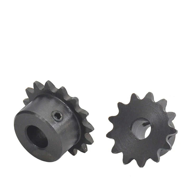 1 piñón 18T 04C para cadena de rodillos 18 dientes 45# engranaje de acero 