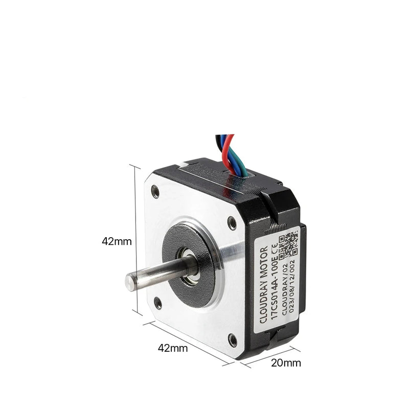 Cloudray Nema 17 20mm 2-Phase Open Loop Stepper Motor 0.4N.m, 1.0A, Shaft Diameter 5mm