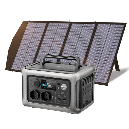 ALLPOWERS R600 Solar Generator with Solar Panel included, 600W 299Wh