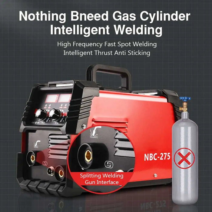 NBC-275 High-Power Dual-Purpose Non-Gas MIG/MMA Welding Machine – 220V