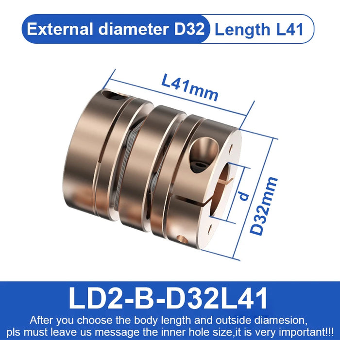 Industrial Disc Coupling D32L41mm – High Precision Flex Disk