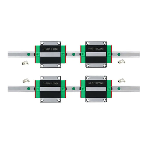 2Pcs HGR25 Linear Guide Rail Kit - 1200mm to 2500mm