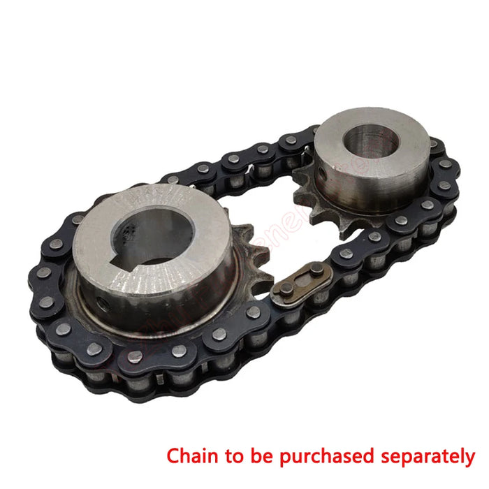 1pc 12 24 Teeth 08B Industrial Drive Sprocket Wheel 45# Steel Chain