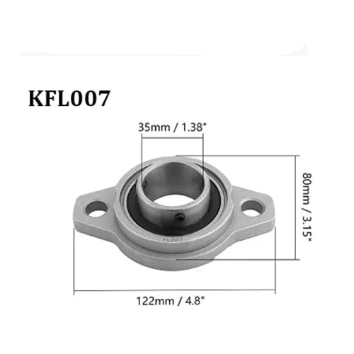 Rodamientos con carcasa de aleación de zinc KFL001 KFL004 KFL005 KFL000 KFL08 kfl08 