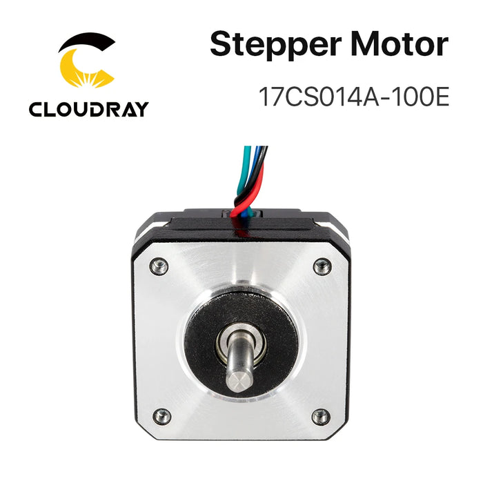 Cloudray Nema 17 20mm 2-Phase Open Loop Stepper Motor 0.4N.m, 1.0A, Shaft Diameter 5mm