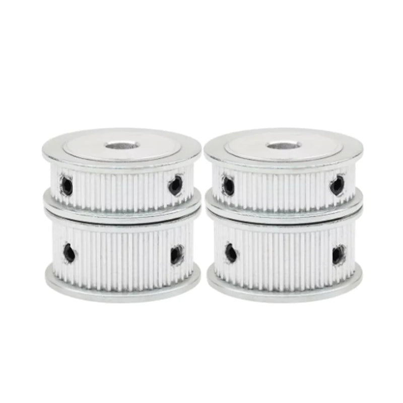 2GT / GT2 Timing Pulley – 60T / 70T / 72T / 80T, Bore 4–30 mm, Aluminum, for 6/10 mm Belts