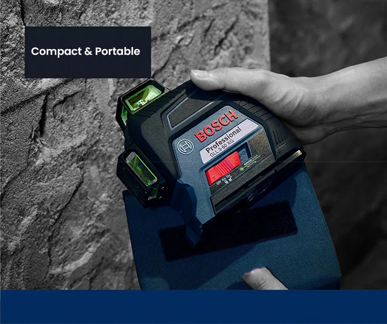 Bosch GLL 3-60 XG 3D Green Laser Level 12 Lines 3 × 360°