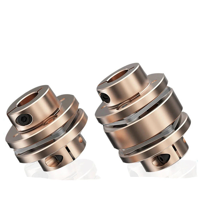 Flange Coupling LE D45L35/50 Flexible Motor Shaft Coupler Aluminium, Inner Diameter 8x8mm to 18x18mm