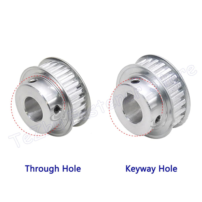 Polea de distribución XL 36 dientes de diámetro 6 8 10 12 14 15 16 17 19 20 22 25 mm 