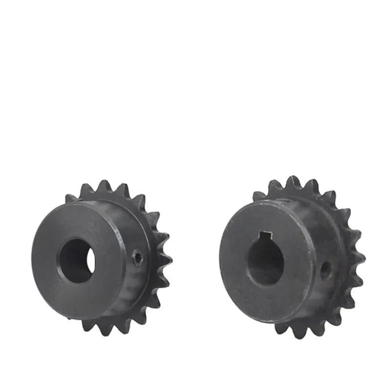 1 pieza 20T 04C engranaje de cadena 45 # acero 20 dientes piñón de accionamiento Industrial 