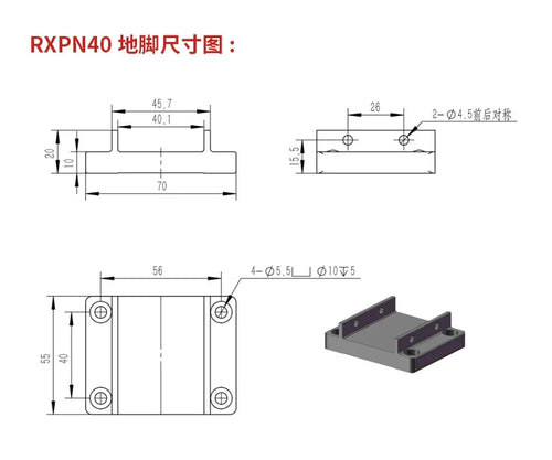 Linear Belt Module Slide Guide Rail – CNC Moving Table with Fixed Base