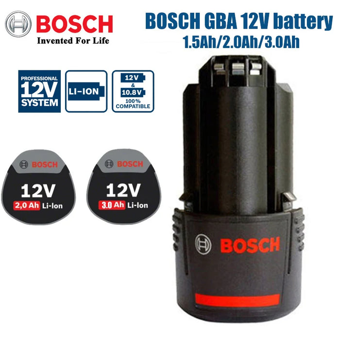 Taladro manual inalámbrico con batería de litio Bosch 12V Professional 