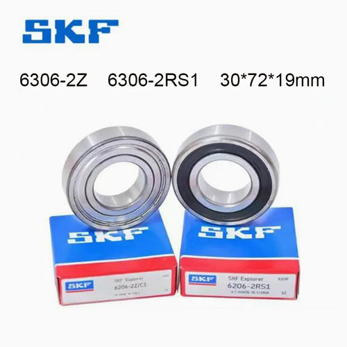 Rodamiento SKF 2PCS 6306-2Z 6306-2RS1 Rodamiento ABEC-9 