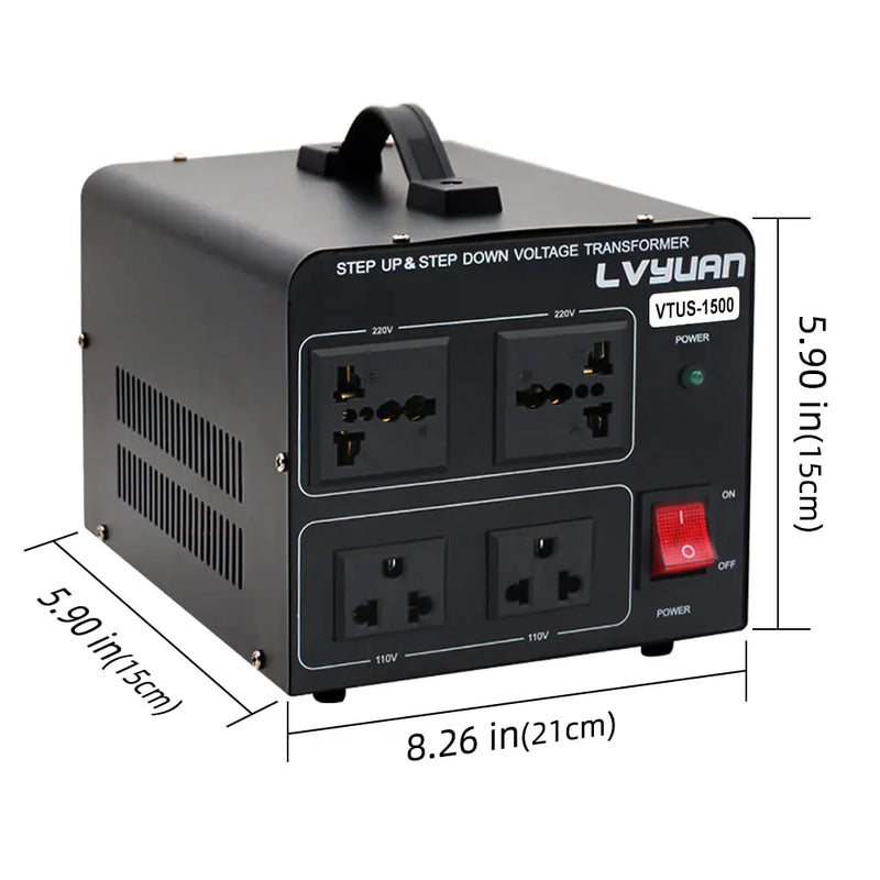 Universal Step-Up/Step-Down Voltage Converter (110V/230V)