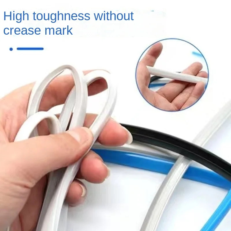 Ranura para tira adhesiva suave de 6/8/10 mm, ranura para tira de sellado de bordes para perfiles de aluminio