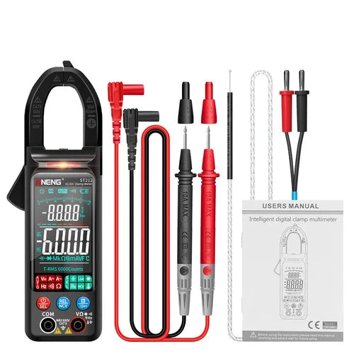 ST212 Digital Clamp Meter 6000 Counts AC/DC Current Multimeter