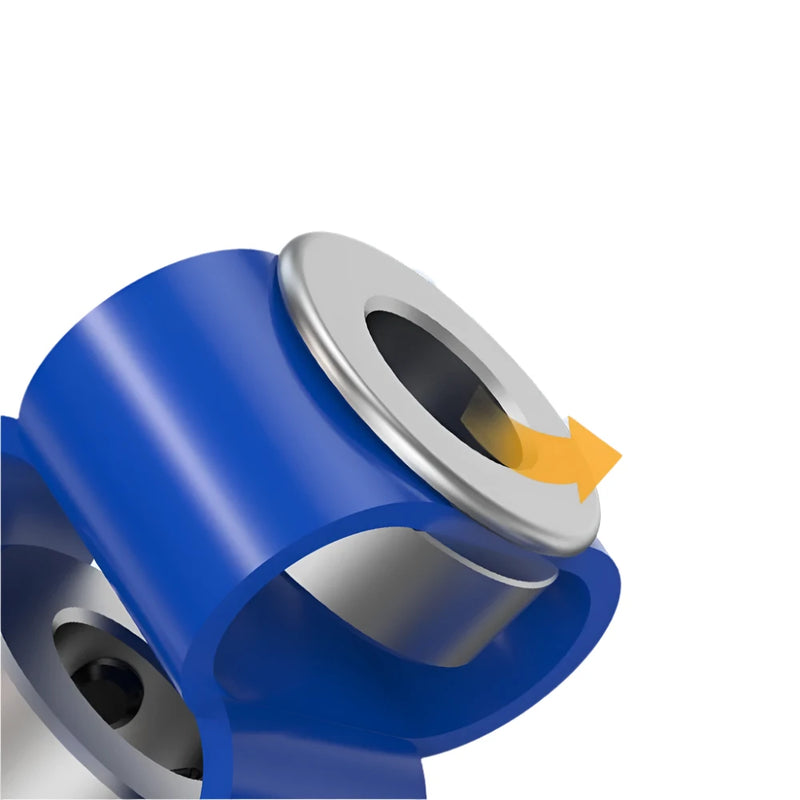 Acoplador de codificador en forma de ocho D40L50 Motor elástico de plástico 