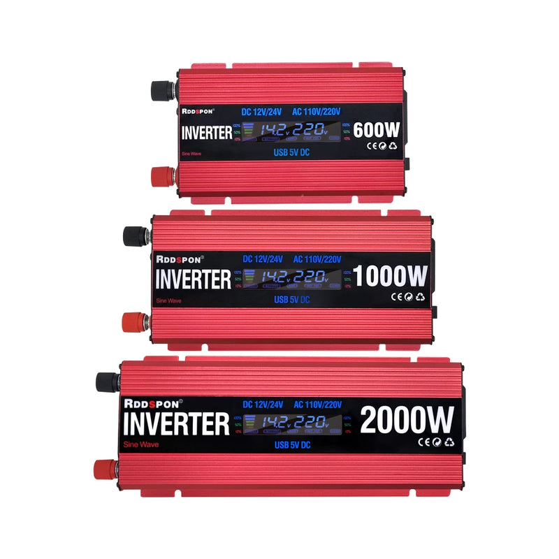 Modified Sine Wave Inverter DC 12V/24V to 220V/110V