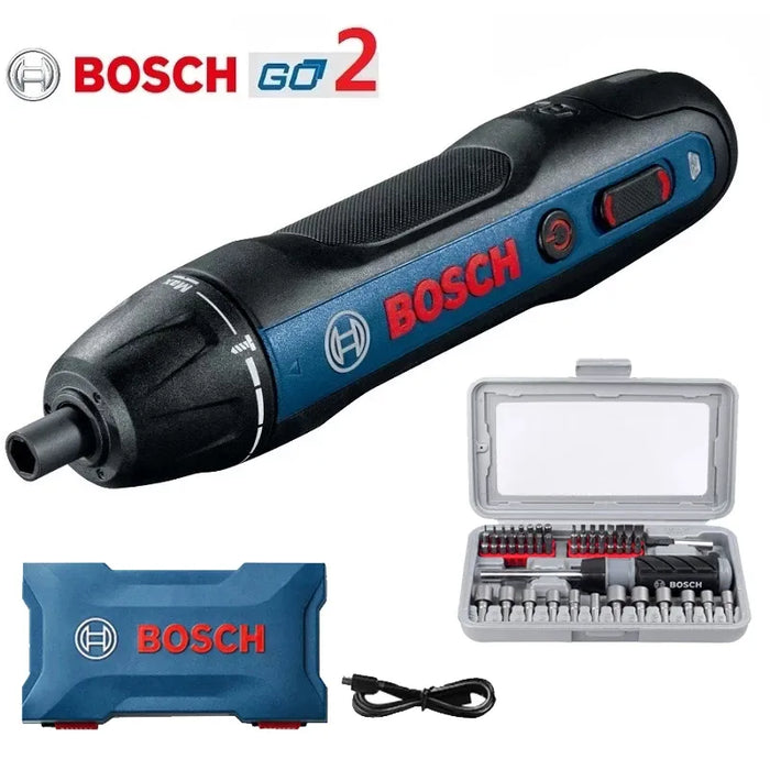 Original Bosch Go2 Electric Screwdriver Set 3.6V Rechargeable