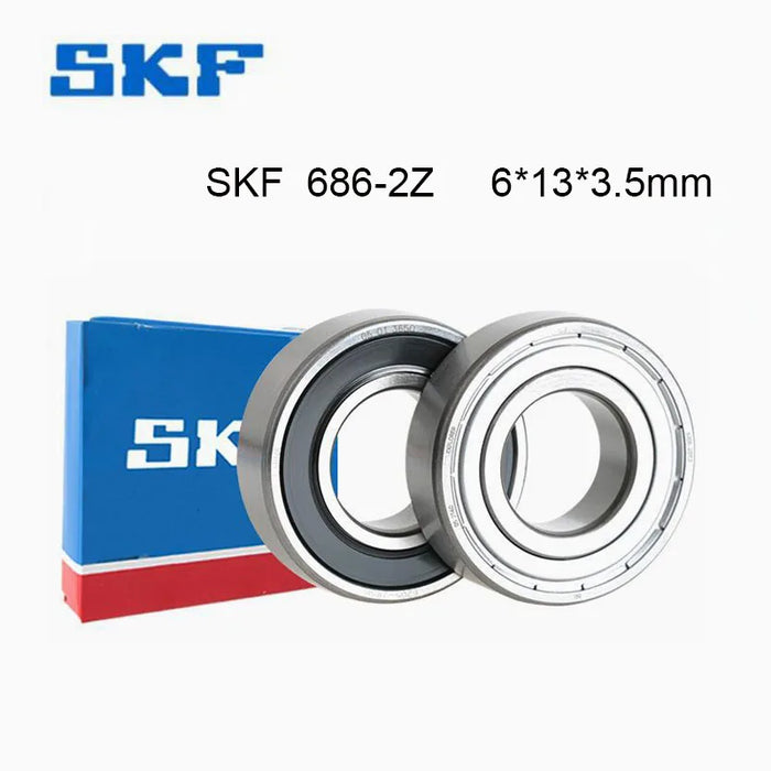 Rodamiento SKF 5 uds 686-2Z 686ZZ ABEC-9 rodamiento de bolas