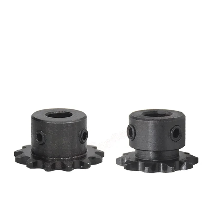 1 pieza 12T 04C engranaje de cadena 45 # acero 12 dientes piñón de accionamiento Industrial 