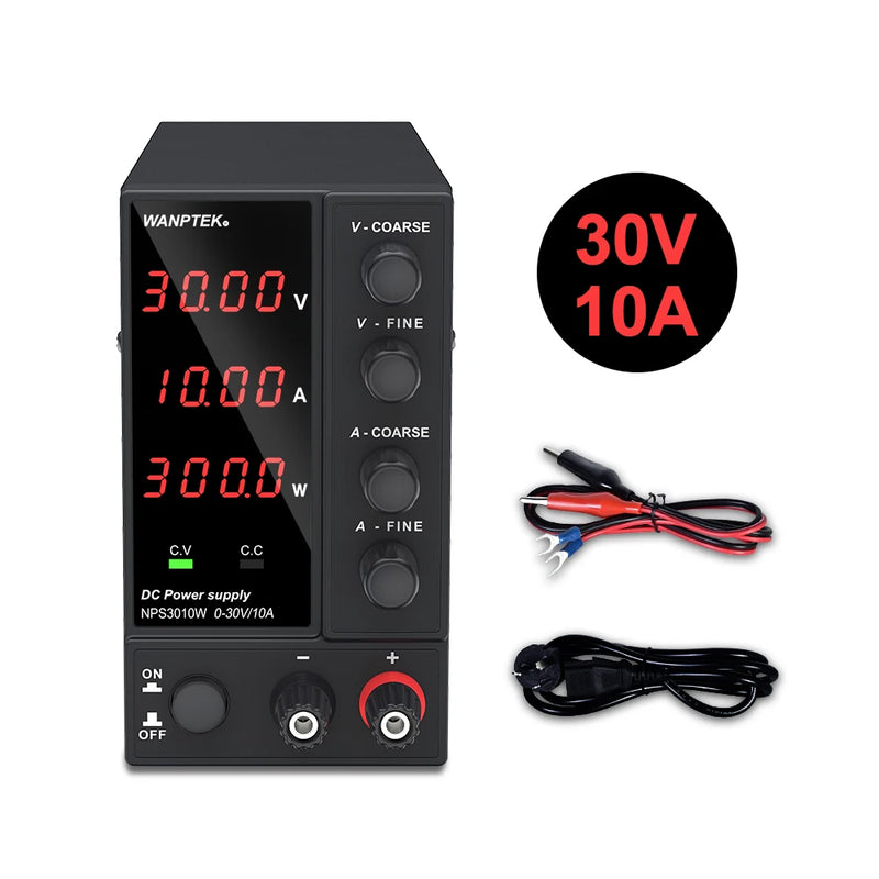 Adjustable DC Bench Power Supply 30V–160V Encoder & Memory Control Lab Voltage Regulator (APS / WPS / NPS Series)