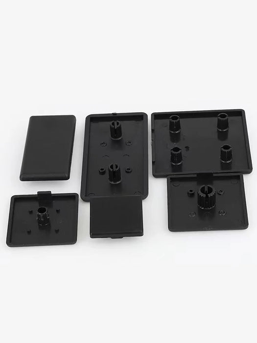 End Cap Plug Face Cover Plate for Aluminum Profile – 10PCS Set