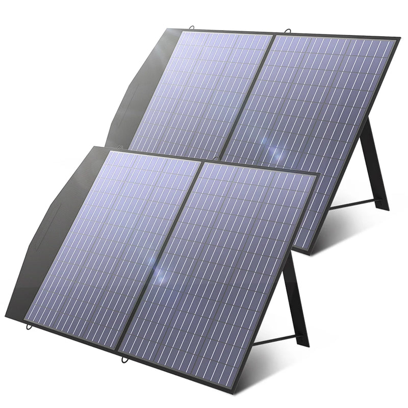 100W Foldable Solar Panel 18V – Portable MC4 Solar Charger for Power Station RV Camping (22% Efficiency)