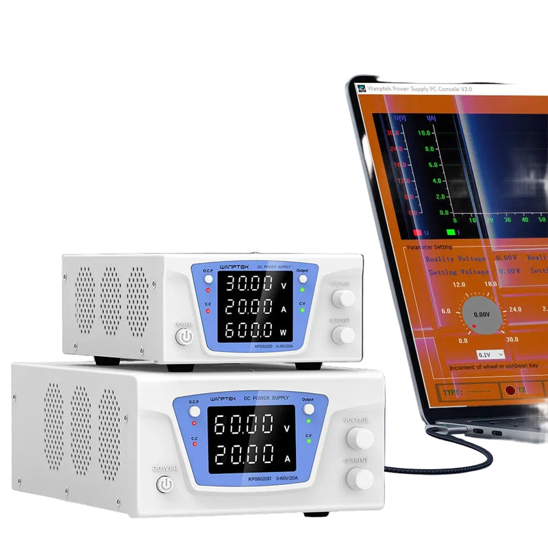 Programmable DC Bench Power Supply RS232/RS485 30V–300V Automatic Voltage Regulator KPS Series