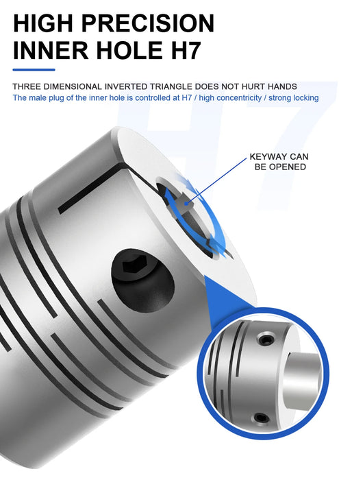 Parallel Line Coupling LT D40L45 - Motor Flexible Shaft Coupler