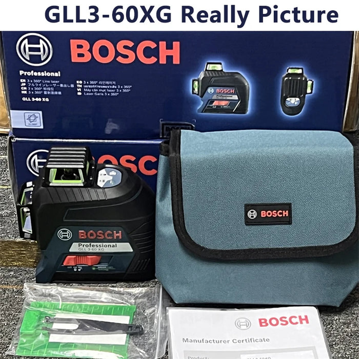 Bosch GLL 3-60 XG Professional Laser Level 360 Auto Leveling Green