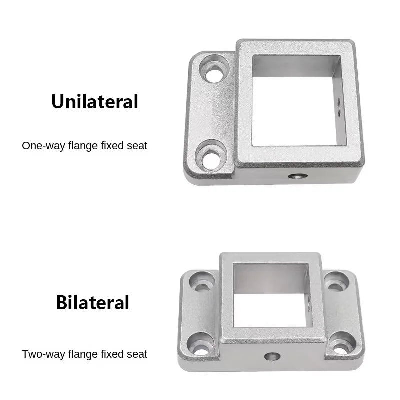 Soporte de bloque de conexión de base fija de perfil de aluminio 3030/4040 1 Uds 