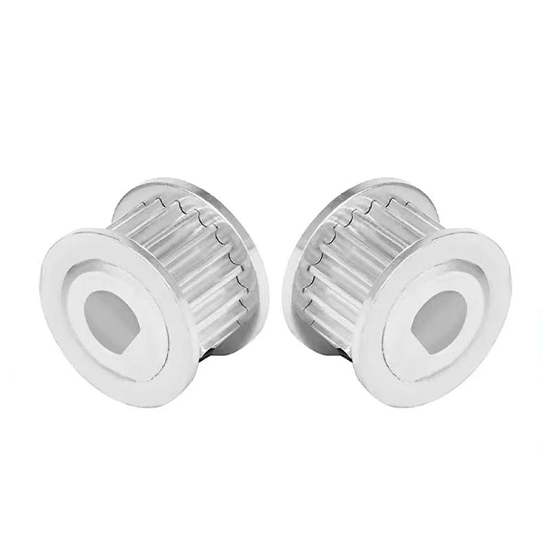 GT2 / 2GT Timing Pulley with D Bore – Aluminum Synchronous Pulley, 20T–28T, for 3D Printers & Motion Systems