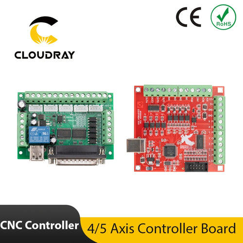 Cloudray CNC Controller Board 4 Axis USB Board/ 5 Axis LPT DB25 Board