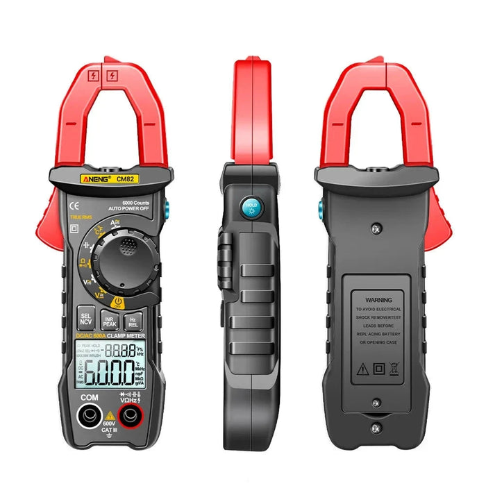 CM82 Digital clamp meter T-RMS Ammeter Voltage Car Amp Hz