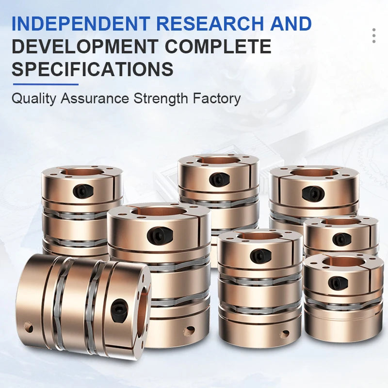 CNC Motor Diaphragm Couplings D40L50 Double Disc Clamp Type