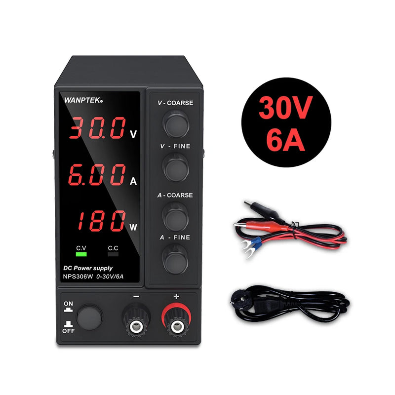Adjustable DC Bench Power Supply 30V–160V Encoder & Memory Control Lab Voltage Regulator (APS / WPS / NPS Series)