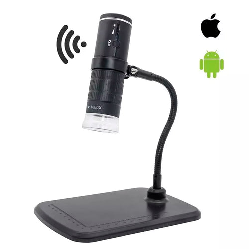 WiFi Microscope 1000X HD Digital Microscope Camera – Ideal for Smartphone Use