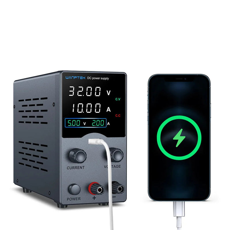 Adjustable DC Bench Power Supply 30V 5A–10A USB Display Lab Voltage Regulator (GA3010H / DPS3010U)