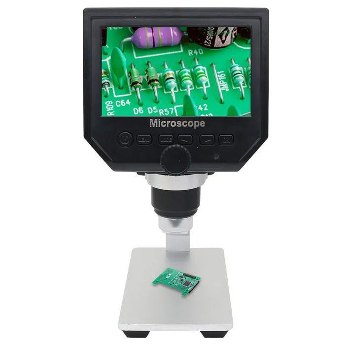 600X 3.6MP Digital Microscope with Aluminum Alloy Stand